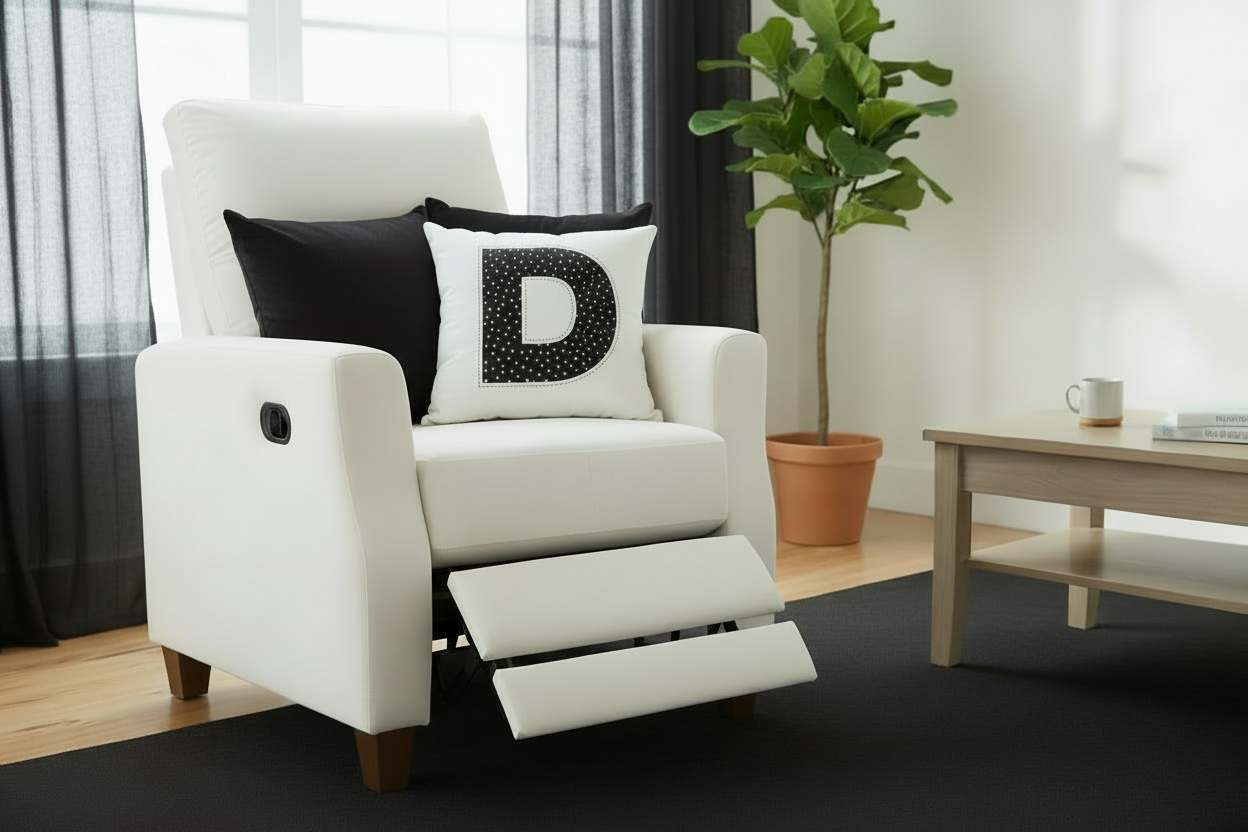 Hand-Stitched Monogram Throw Pillow Cover